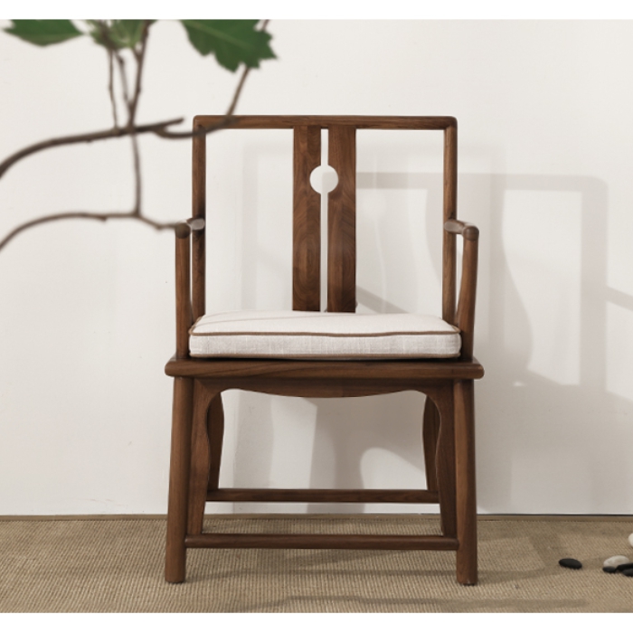 上集新中式实木茶椅全屋定制民宿家具茶空间家具系列